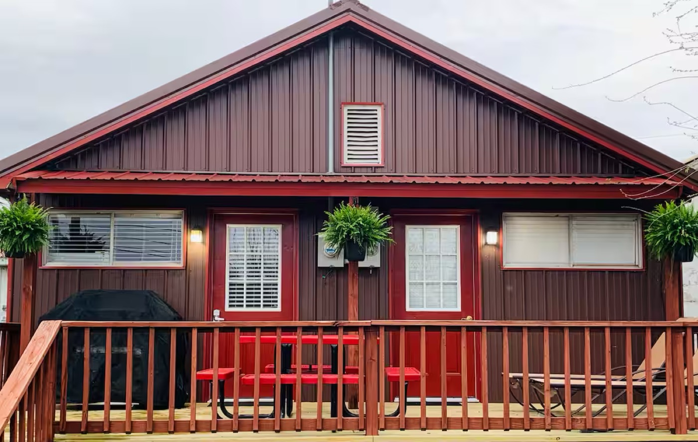 Lakeland House exterior with deck
